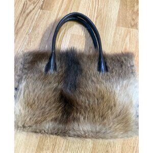 Alberto Makali | Vintage Small Fur Handbag Purse